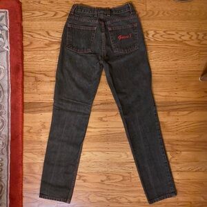 Vintage GUESS Jeans with Red Accents | Size 26